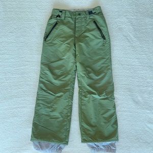 Turbine Girls Ski Pants Sage Green
